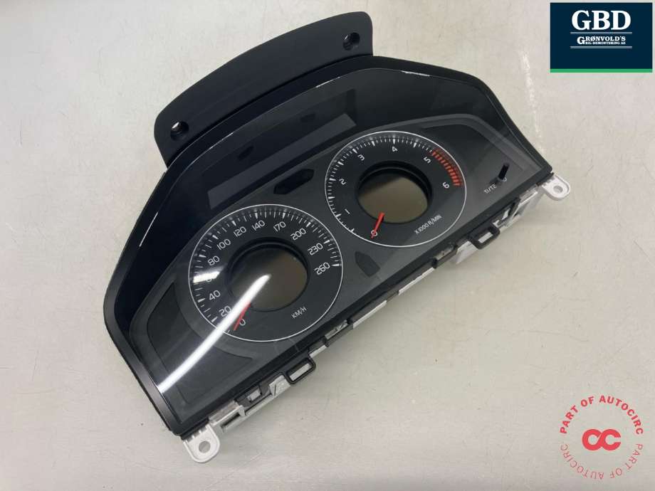 Instrumentpanel til Volvo V70 2007-2013 (Type III, Fase 1)  (36002600|36002598|31270899AA)