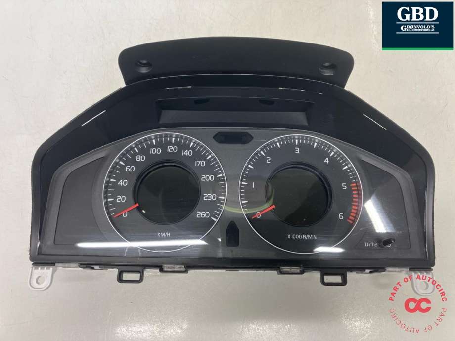 Instrumentpanel til Volvo V70 2007-2013 (Type III, Fase 1)  (36002600|36002598|31270899AA)