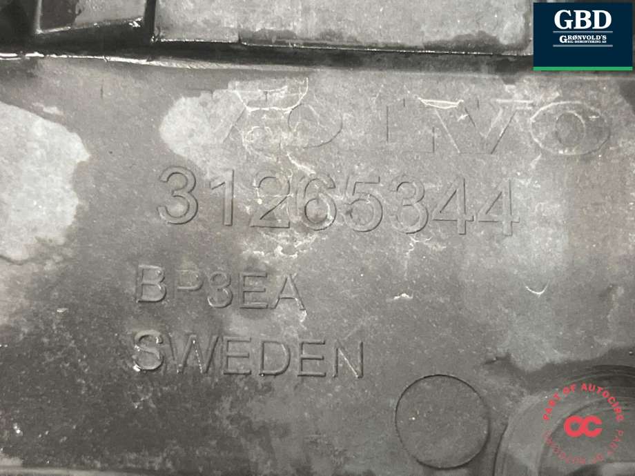 Støtfanger foran feste venstre til Volvo V70 2007-2013 (Type III, Fase 1) (31265346|31265344|)
