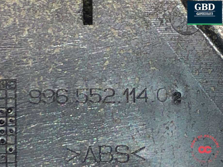 Deksel til Porsche 911 1998-2005 (996) (996) (996 552 114 02 A10|996 552 114 0|)