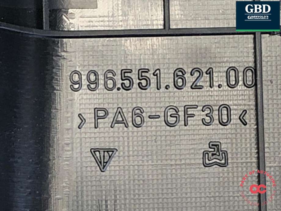 Deksel til Porsche 911 1998-2005 (996) (996) (996 551 621 00 01C|996 551 621 00|)