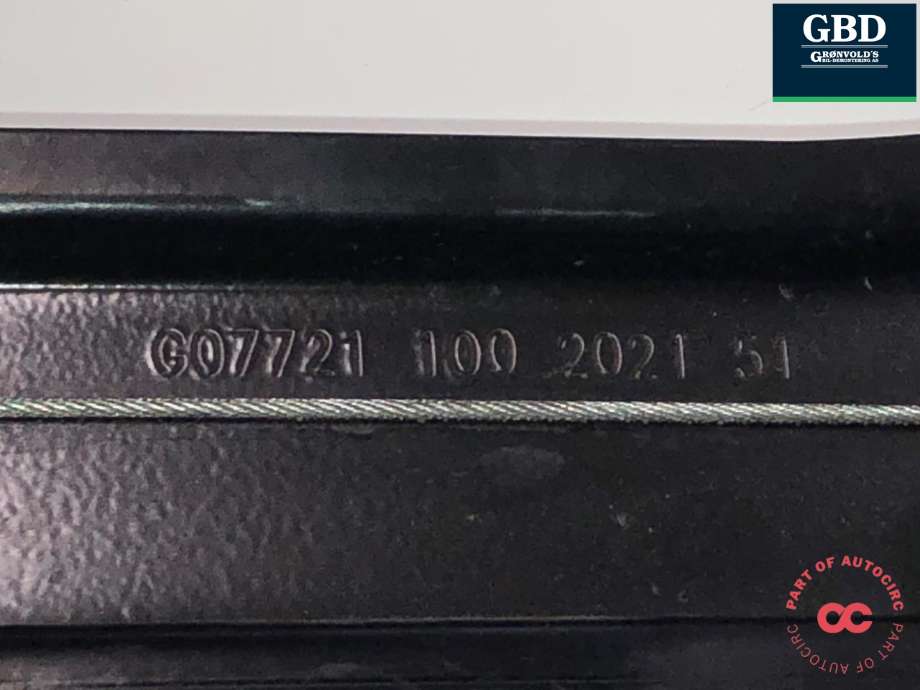 Ruteheis venstre foran til Tesla Model Y 2021-2024 (Type I)  (1526804-00-C|1526804-00-B|2005482-00-A| GO7721 100 2021 51)