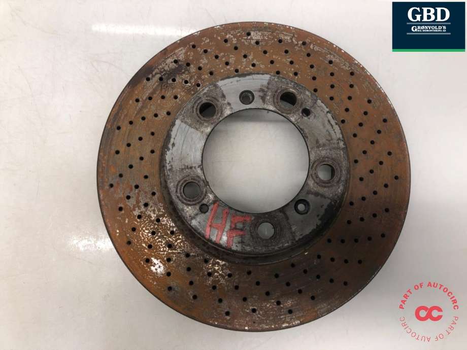 Bremseskive foran til Porsche 911 1998-2005 (996) (996) (996 351 406 01|996 351 406 00|)