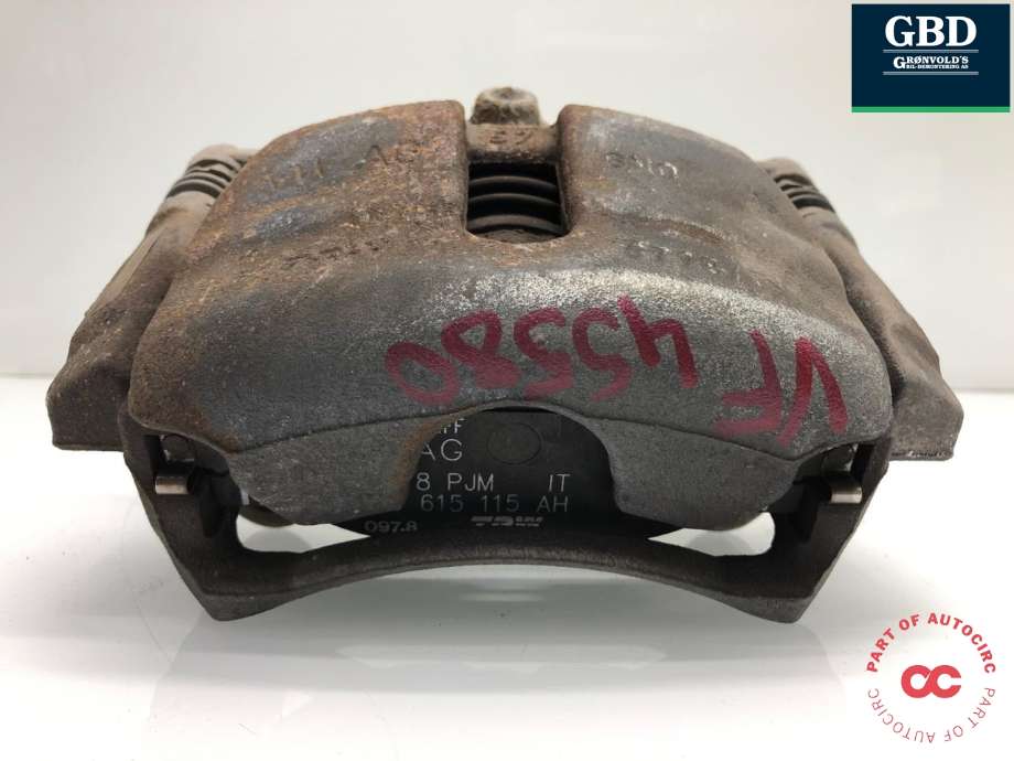 Bremsecaliper venstre foran til Audi A3, 2016-2020 (Type III, Fase 2) (8V0 615 123 D)