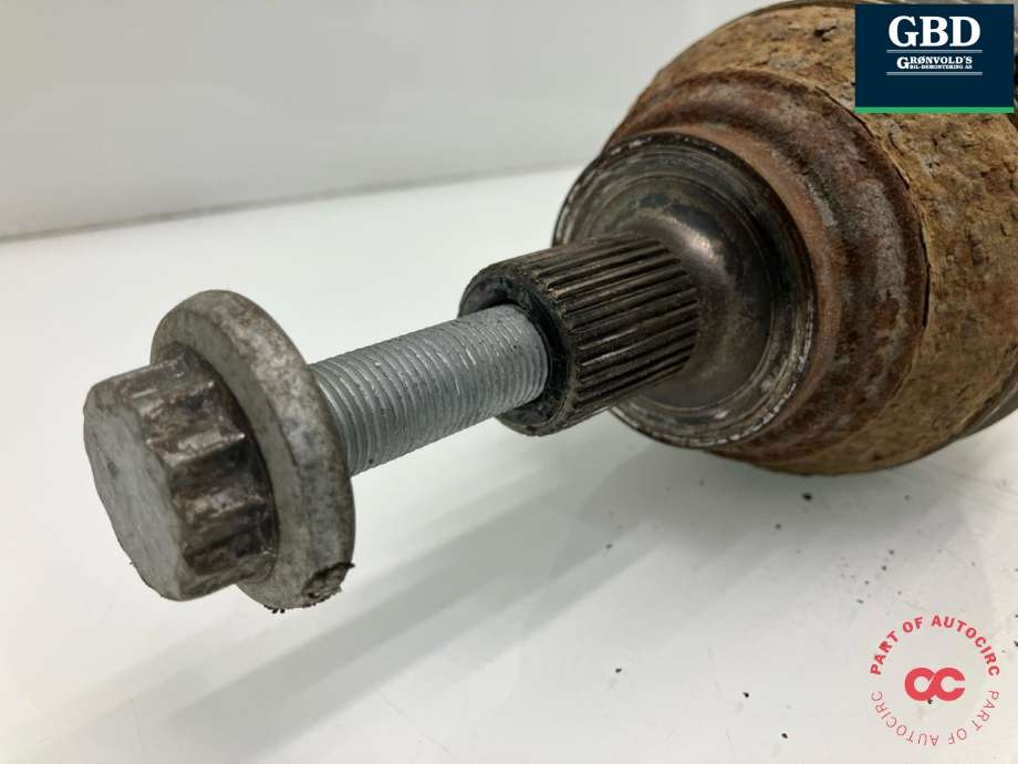 Drivaksel venstre foran, bensin/automat til Audi A3 2016-2020 (Type III, Fase 2)  (5Q0 407 271 CM|5Q0 407 761 TX|)