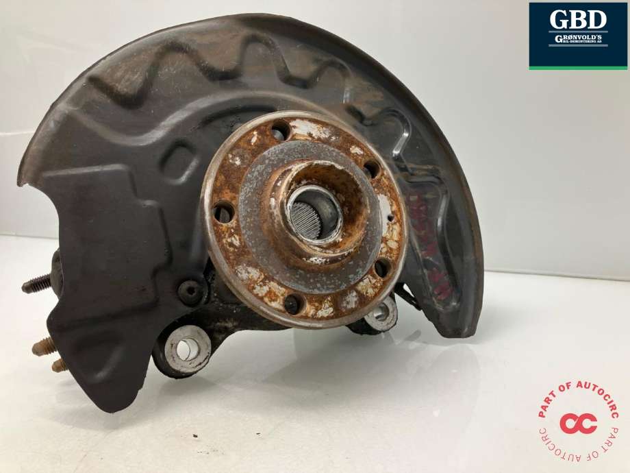 Hjulspindel høyre foran til Audi A3 2016-2020 (Type III, Fase 2)  (5Q0 407 254 C|5Q0 407 258 C|)