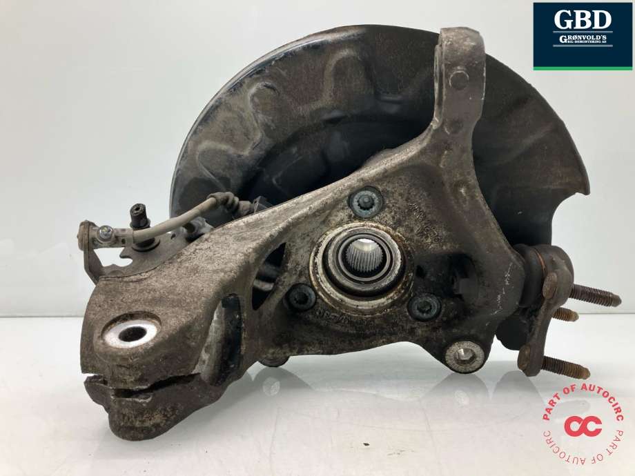 Hjulspindel høyre foran til Audi A3 2016-2020 (Type III, Fase 2)  (5Q0 407 254 C|5Q0 407 258 C|)