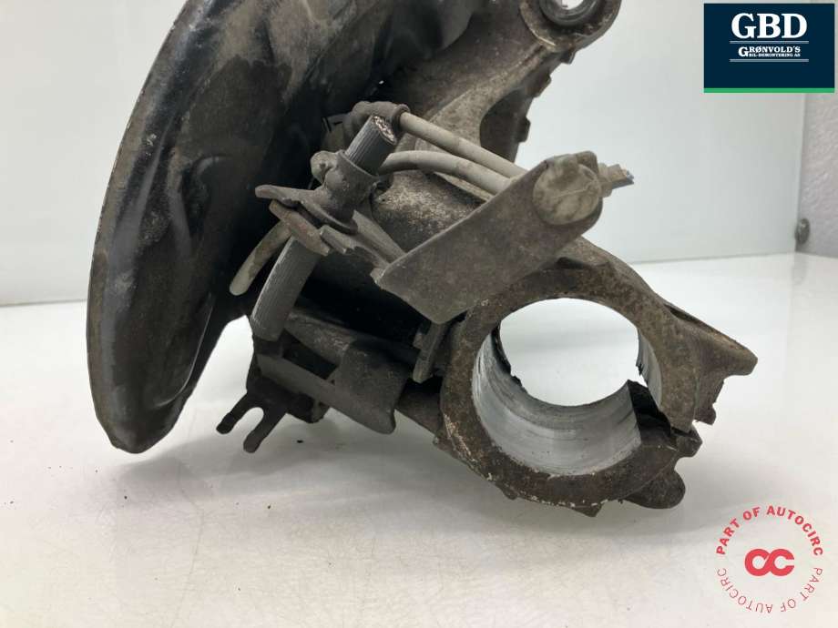 Hjulspindel høyre foran til Audi A3 2016-2020 (Type III, Fase 2)  (5Q0 407 254 C|5Q0 407 258 C|)