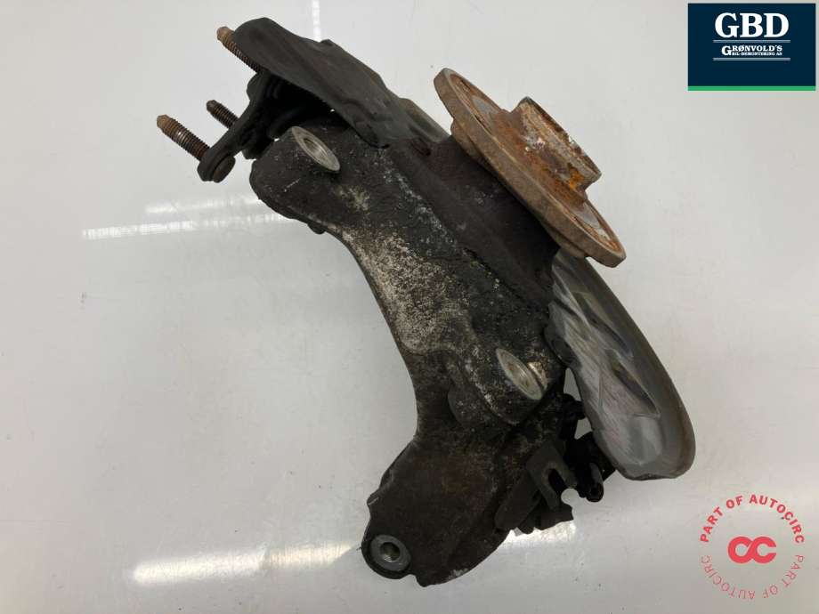 Hjulspindel høyre foran til Audi A3 2016-2020 (Type III, Fase 2)  (5Q0 407 254 C|5Q0 407 258 C|)
