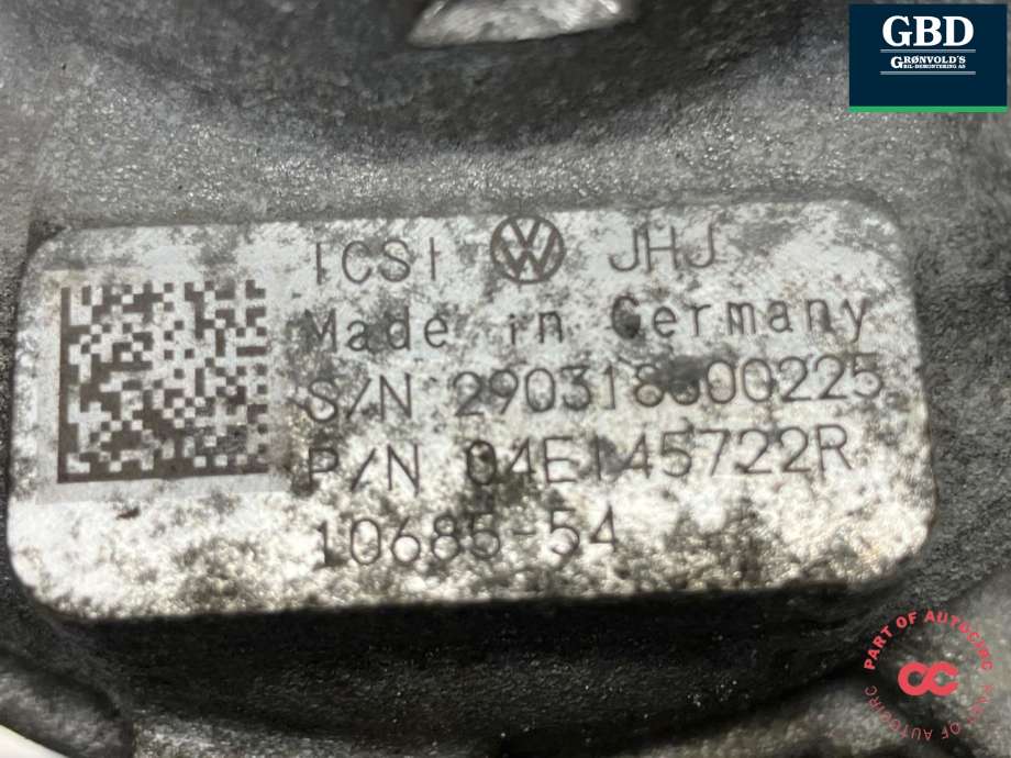 Turbo til Audi A3 2016-2020 (Type III, Fase 2) (04E 145 874 B|04E 145 722 R|)