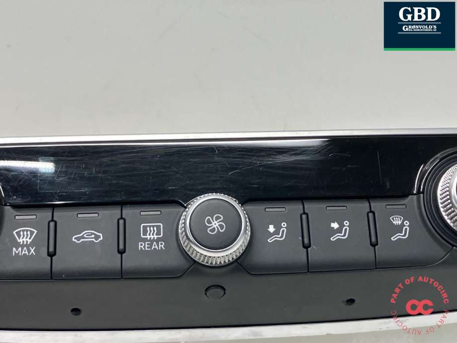 Varmeapparat betjening til Audi A3 2016-2020 (Type III, Fase 2)  (8V0 820 043 R|8V0 820 043 AQ IMJ|8V0 820 043 R  IMJ)