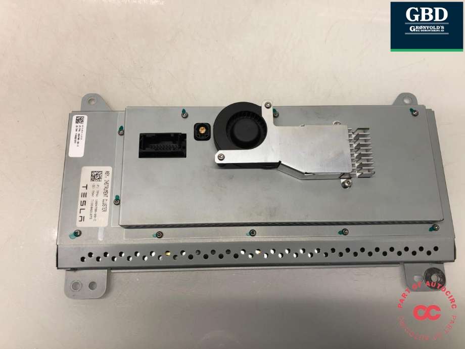 Instrumentpanel til Tesla Model S 2013-2016 (Fase 1) (1004788-00-C|1004788-00-D | 1004788-00-E |1004788-00-F |1004788-00-G | 1004788-00-H|1039357-00-D | 1039357-00-F |1039357-00-G |1039357-00-H)