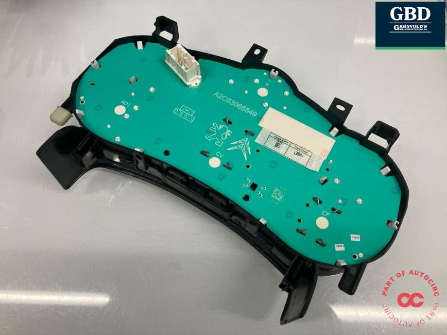 Instrumentpanel til Peugeot 207 2006-2012 (SIEMENS VDO|6103 CZ|96 29 044 80|A2C53190337)