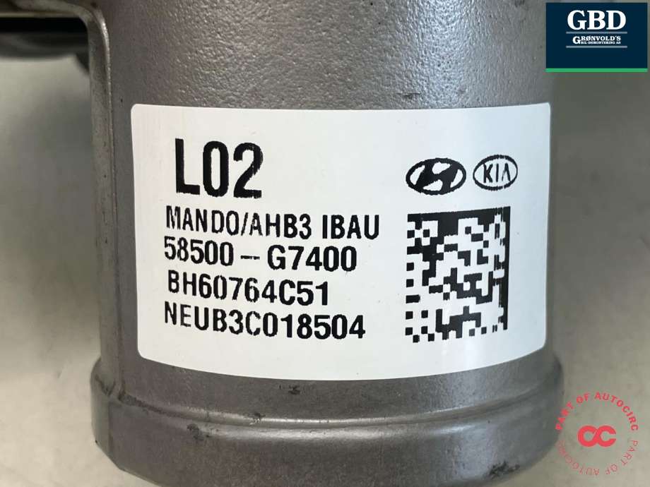 ABS sentral til Hyundai Ioniq Electric 2016-2019 (Fase 1)  (58500G 7400|58500G-7400|BH60764C51)