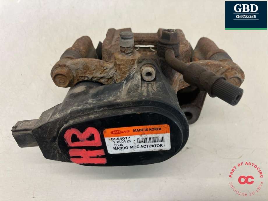 Bremsecaliper høyre bak, elektrisk til Hyundai Ioniq Electric 2016-2019 (Fase 1)  (58230G7400|)