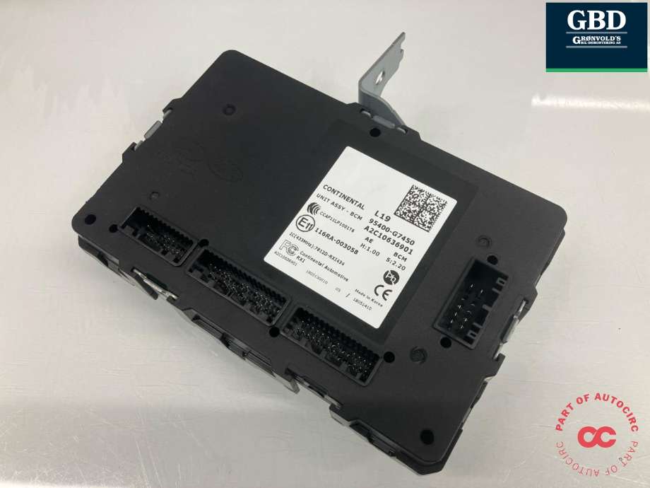 Styreenhet comfort (BCM) til Hyundai Ioniq Electric, 2016-2019 (Fase 1)  (95400G 7450)