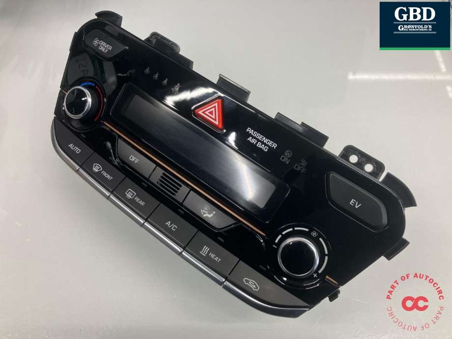 Varmeapparat betjening til Hyundai Ioniq Electric, 2016-2019 (Fase 1)  (97250G7060TKB)