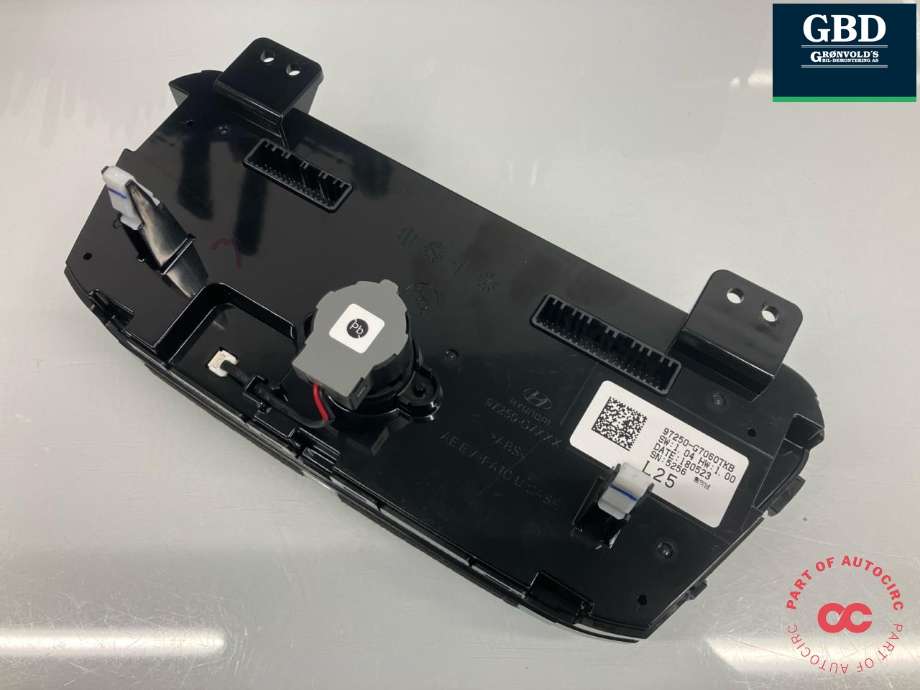 Varmeapparat betjening til Hyundai Ioniq Electric 2016-2019 (Fase 1) (97250G7060TKB|97250-G7060TKB|)