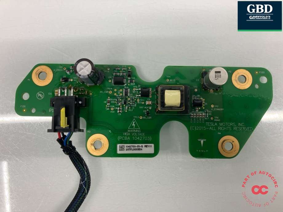 Styreenhet batteri elbil (BMS - Battery Management System) til Tesla Model X 2016-->>  (1042703-01-G|)