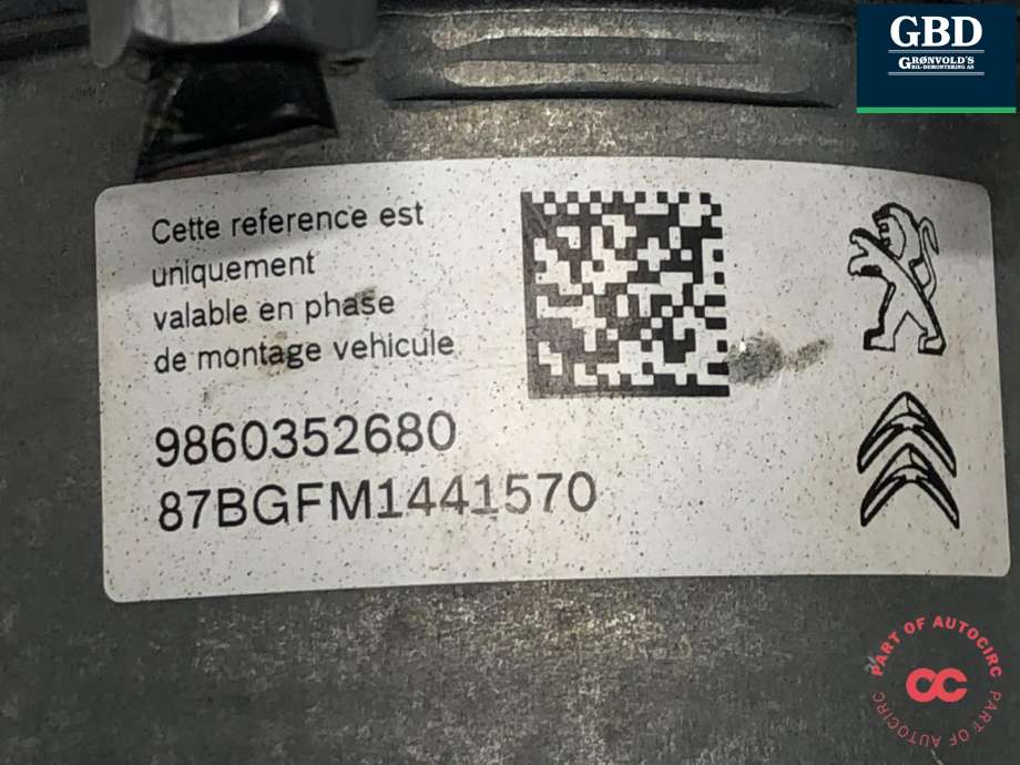 ABS sentral til Opel Astra L 2022-->> (65 070 454 80|9860352680|)