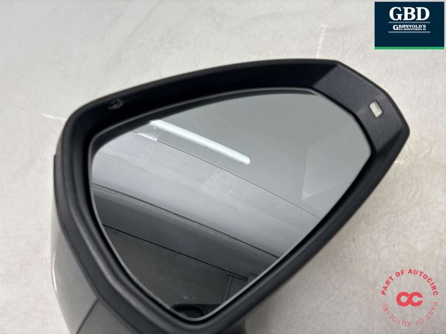 Speil høyre til Audi A3 2016-2020 (Type III, Fase 2) (8V1 857 410 T|8V1 857 410 T 9B9|)