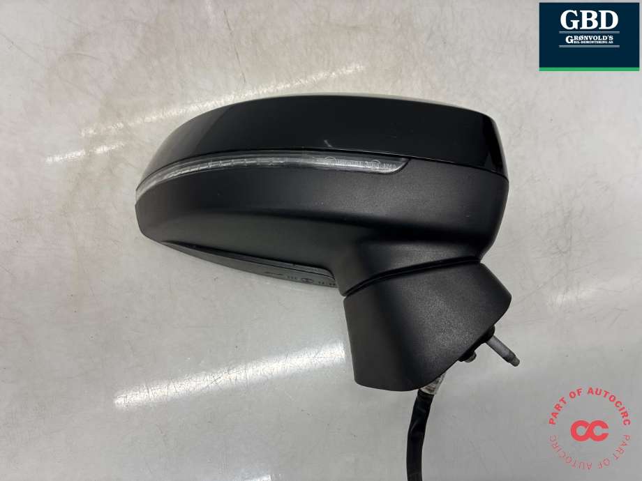 Speil høyre til Audi A3 2016-2020 (Type III, Fase 2) (8V1 857 410 T|8V1 857 410 T 9B9|)