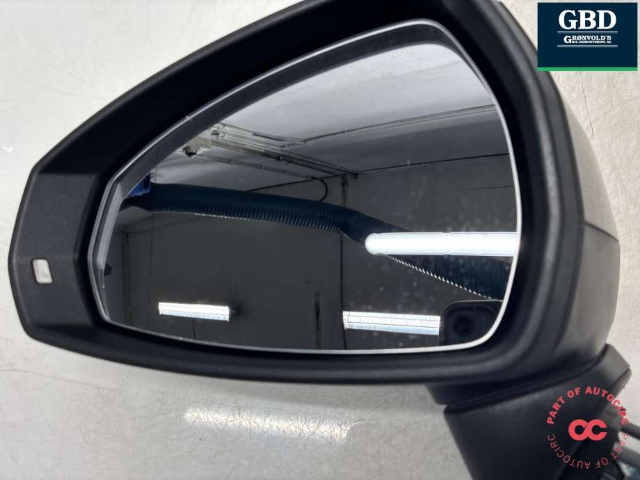 Speil venstre til Audi A3 2016-2020 (Type III, Fase 2) (8V1 857 409 T|8V1 857 409 T 9B9|)