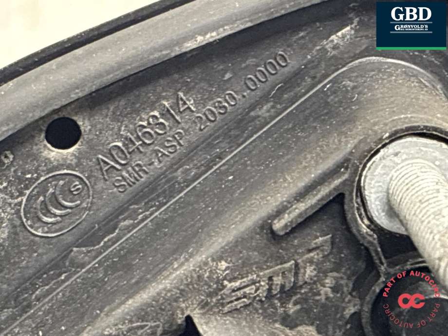 Speil venstre til Audi A3 2016-2020 (Type III, Fase 2) (8V1 857 409 T|8V1 857 409 T 9B9|)