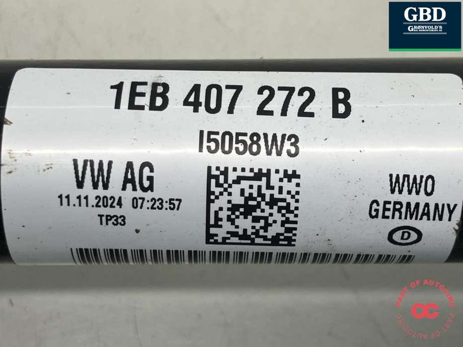 Drivaksel høyre foran, elbil til VW ID.7 2023-->>  (1EB 407 272 C|1EB 407 272 B|I5058W3)