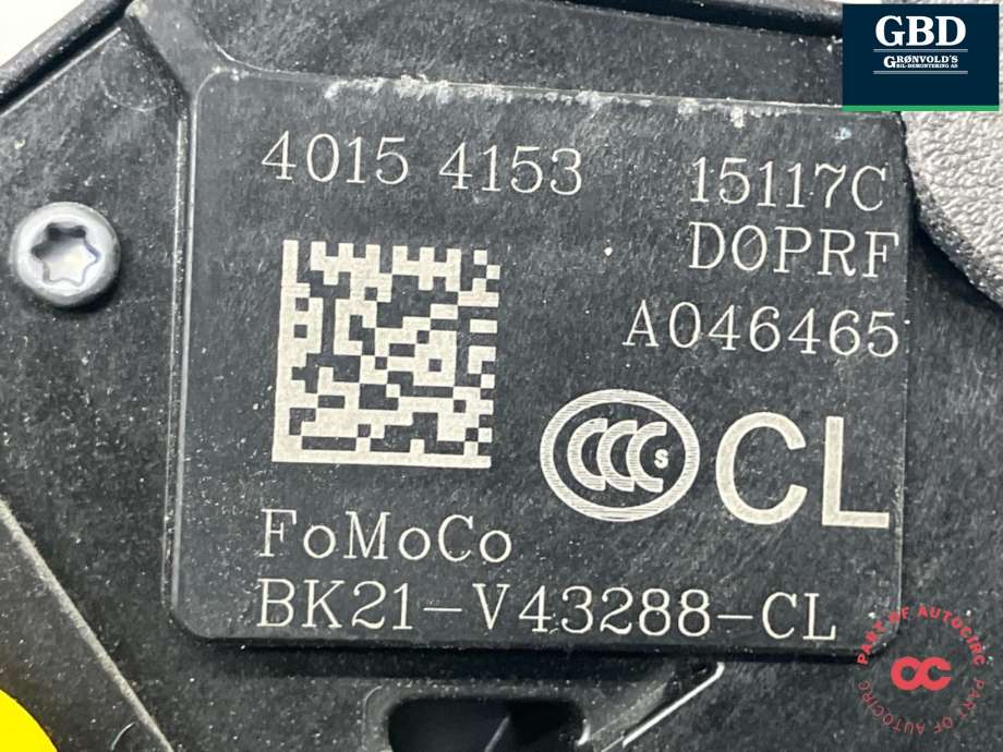 Låsekasse høyre bak til Ford Transit Custom 2013-2023 (Type I)  (2425418|BK21-V43200-CF|BK21-V43288-CL)