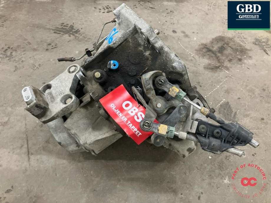 Girkasse manuell til Peugeot 308 2013-2021 (Type II) (16 103 083 80|)