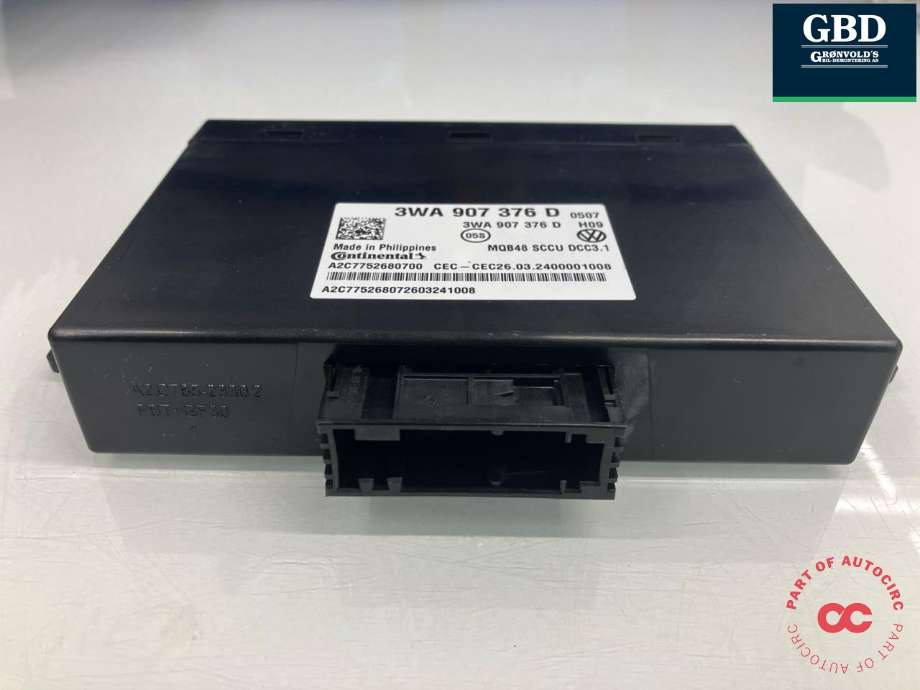 Styreenhet diverse til VW ID.7 2023-->> (CONTINENTAL|3WA 907 376 D|A2C7752680700)