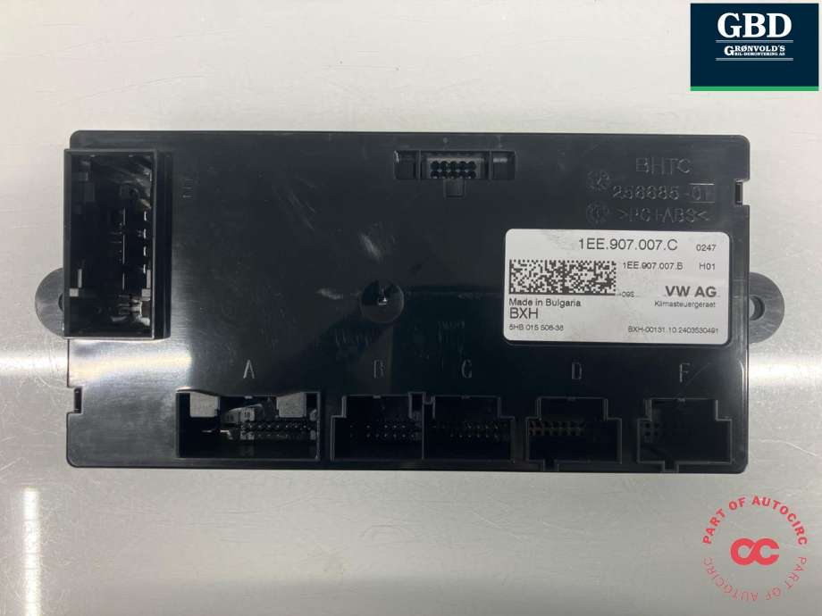 Styreenhet klima/aircondition til VW ID.7 2023-->> (1EE 907 007 C|1EE 907 007 B|)