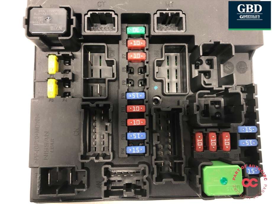 Sikringsboks motorrom til Nissan Leaf 2011-2017 (Type I)  (284B73NE3A|3451020709|)