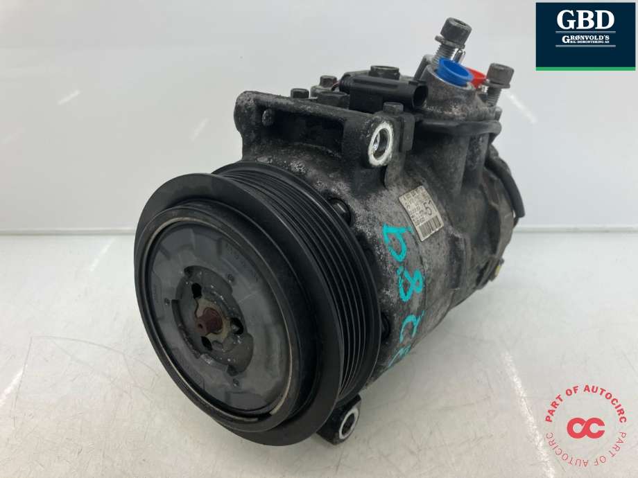 Aircondition kompressor til Mercedes E-Klasse 2006-2009 (Fase 2) (W211) (W211) (DENSO|A 002 230 51 11|A 001 230 81 11|447150-0210)