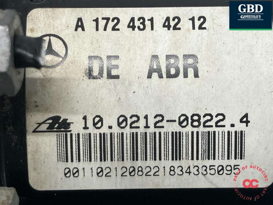ABS sentral til Mercedes GLK 2008-2015 (X204) (X204) (A 172 431 44 12|A 172 901 40 00|)