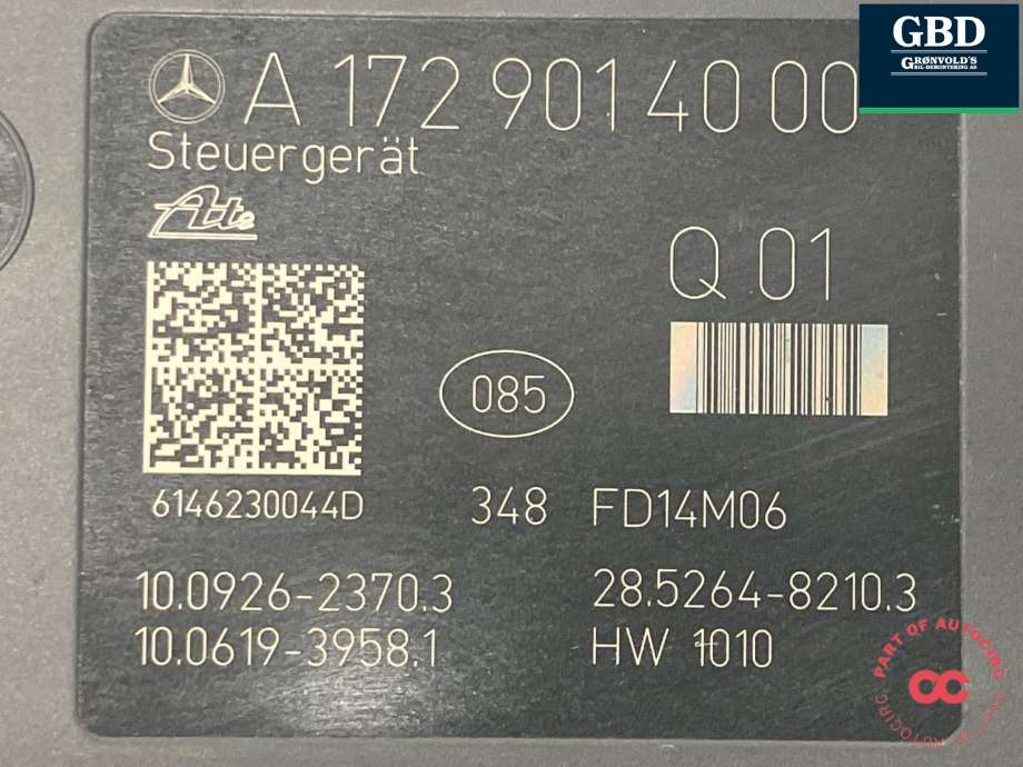 ABS sentral til Mercedes GLK 2008-2015 (X204) (X204) (A 172 431 44 12|A 172 901 40 00|)