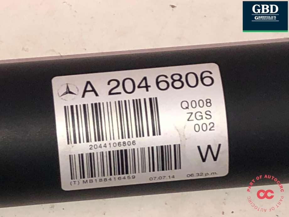 Mellomaksel bakre til Mercedes GLK 2008-2015 (X204) (X204) (A 204 410 68 06|)