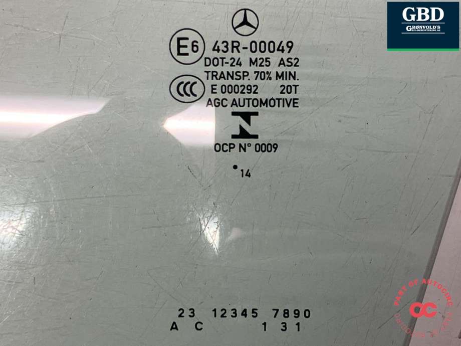 Siderute venstre foran til Mercedes GLK 2008-2015 (X204) (X204) (A 204 725 03 00|)