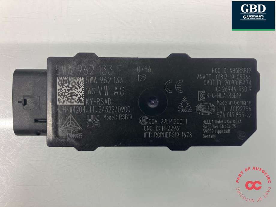 Antenne til VW ID.7 2023-->> (5WA 962 133 E|)