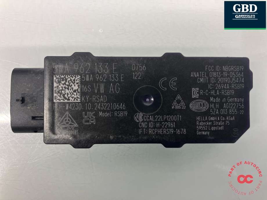 Antenne til VW ID.7 2023-->> (5WA 962 133 E|)