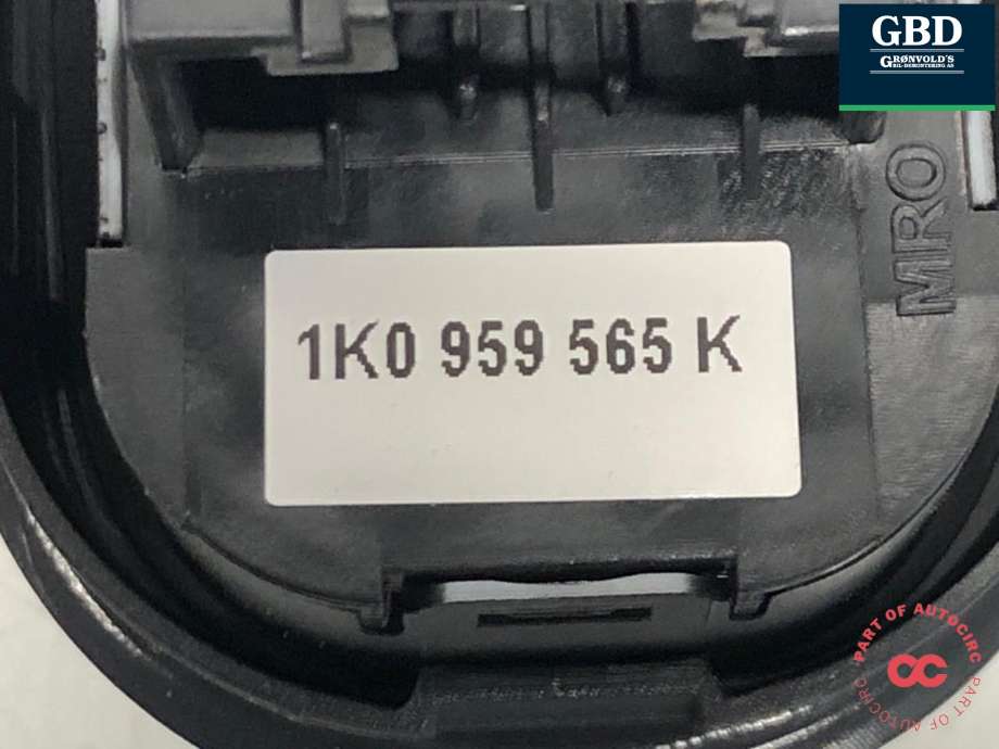 Bryter ruteheis førerdørspanel til VW Golf VI 2008-2012 (1K4 959 857 B|1K4 959 857 C REH| 1K0 959 565 K|1K4 959 857 B REH)