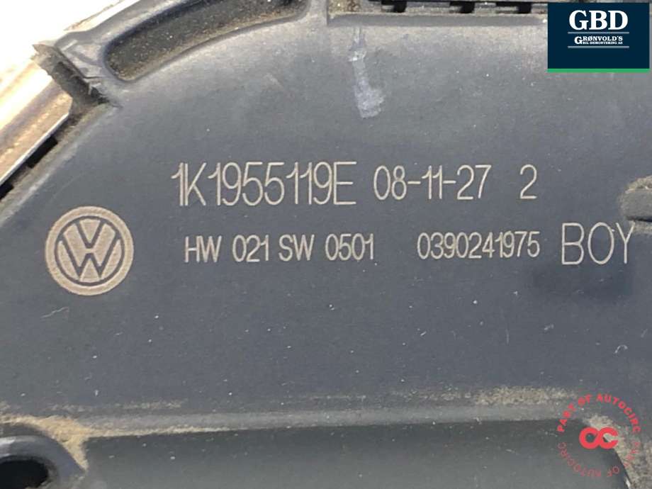 Viskermotor frontrute til VW Golf VI 2008-2012  (1Q1 955 119 C|1Q1 955 119 B|1K1955119E)