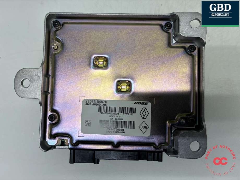 Bilstereo forsterker til Renault Captur 2013-2020 (Type I)  (280630487R|)