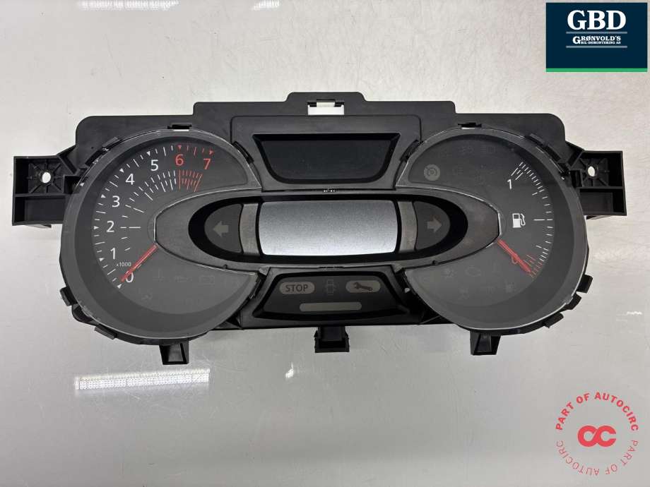 Instrumentpanel til Renault Captur 2013-2020 (Type I) (248100202R|248104403R|)
