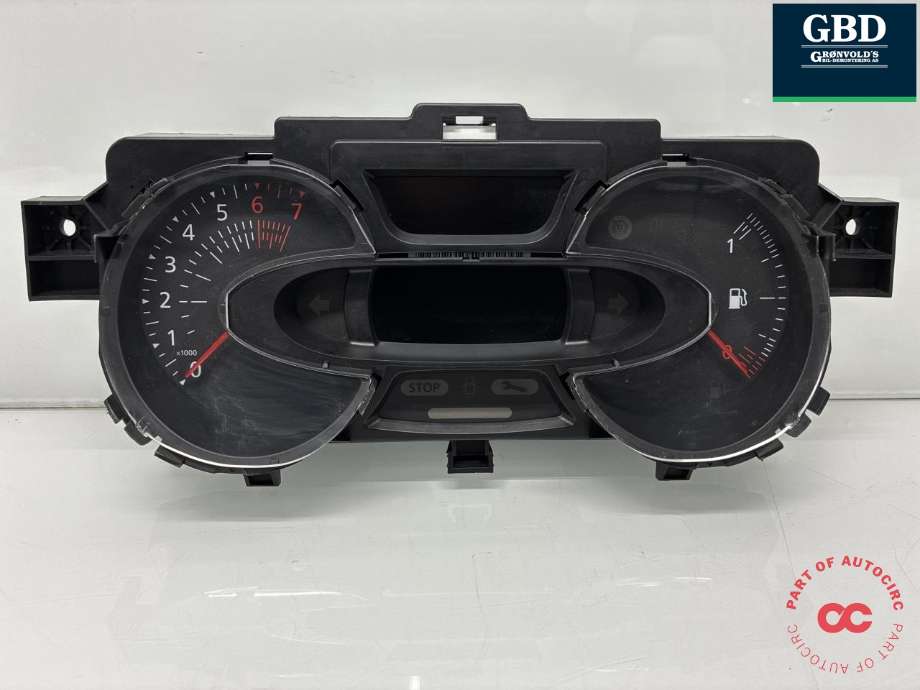Instrumentpanel til Renault Captur 2013-2020 (Type I) (248100202R|248104403R|)