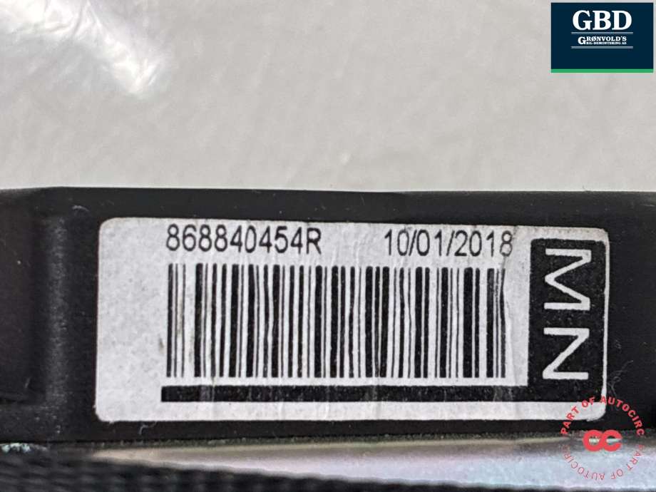 Sikkerhetsbelte foran høyre til Renault Captur 2013-2020 (Type I)  (868840454R|)
