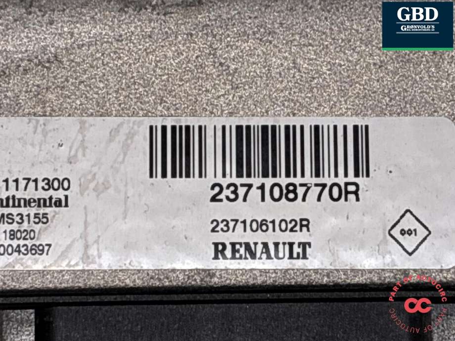 Styreenhet motor til Renault Captur 2013-2020 (Type I)  (237108770R|)