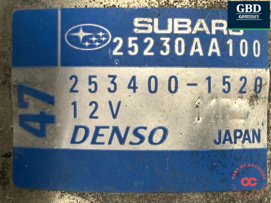 Starter til Subaru Forester 2013-2019 (Type IV) (DENSO|23300AA701|428000-8411|253400-1520)