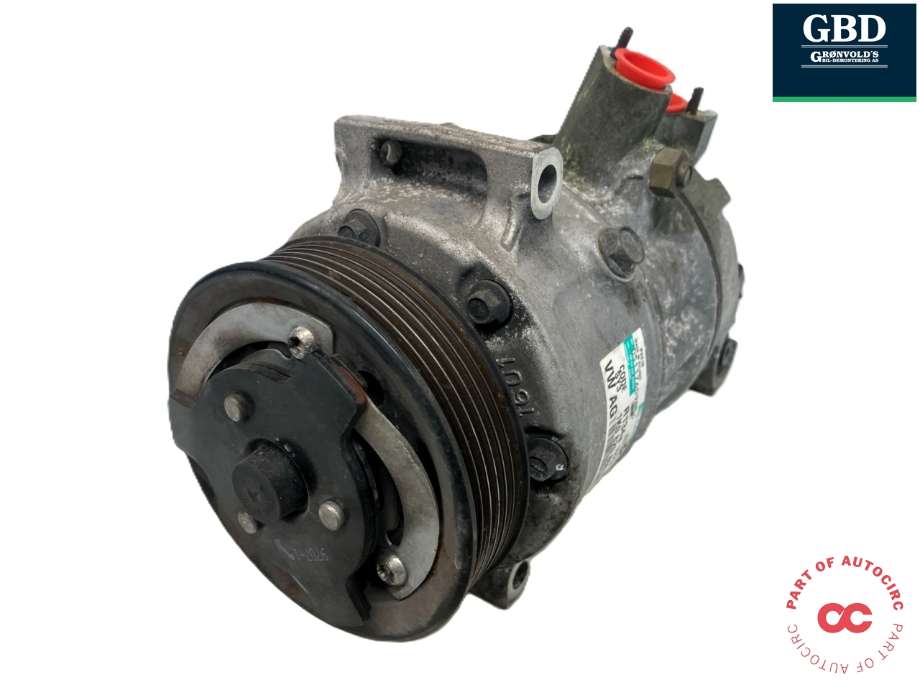 Aircondition kompressor til Škoda Octavia, 2009-2013 (Type II, Fase 2) (SANDEN|1K0 820 808 F)